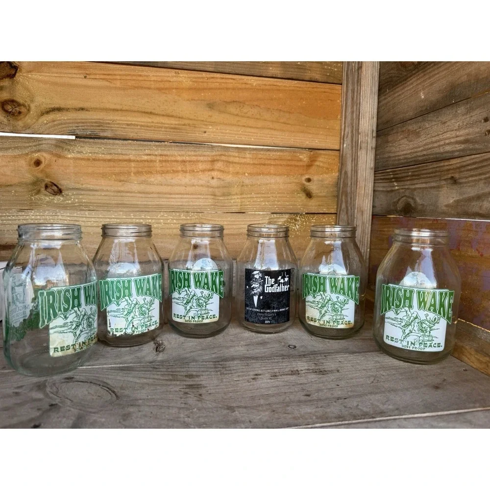 McGuire's Irish Pub Beer Glass ‎ MASON JAR 